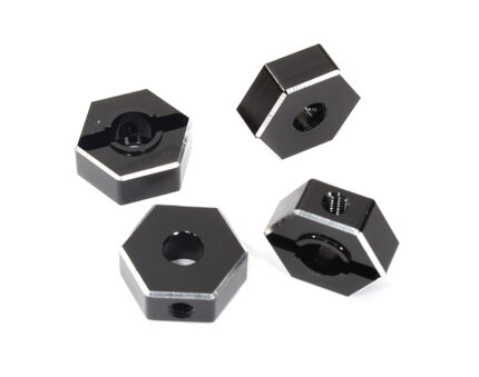 Billet Machined Wheel Hex for Arrma 1/10 Granite 4X4 3S BLX - Black AR310871