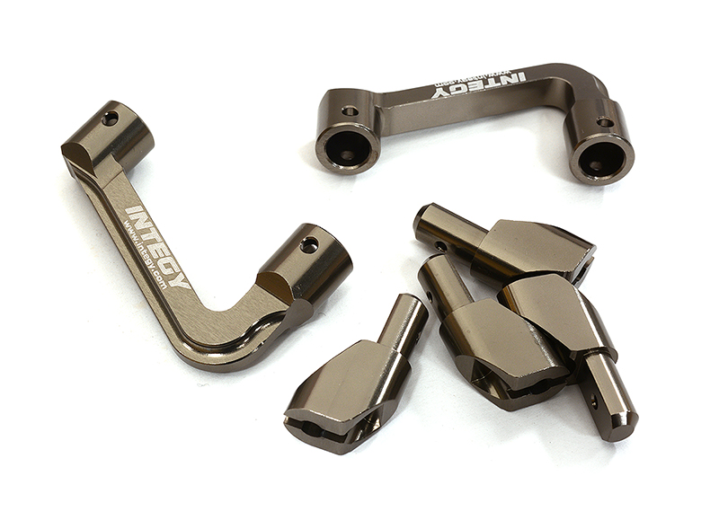 C29098GREY Billet Machined Side Protector for Tamiya T3-01 Dancing Rider - Image 1