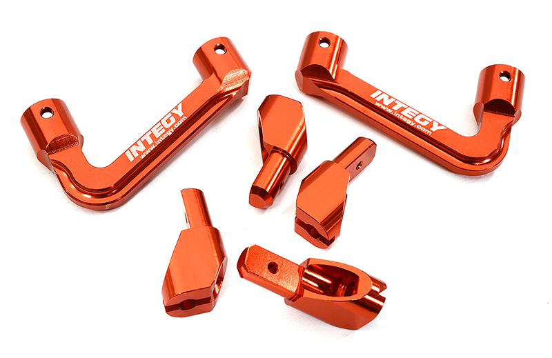 C29098RED Billet Machined Side Protector for Tamiya T3-01 Dancing Rider - Image 1