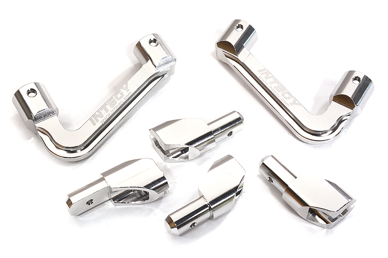 C29098SILVER Billet Machined Side Protector for Tamiya T3-01 Dancing Rider - Image 1