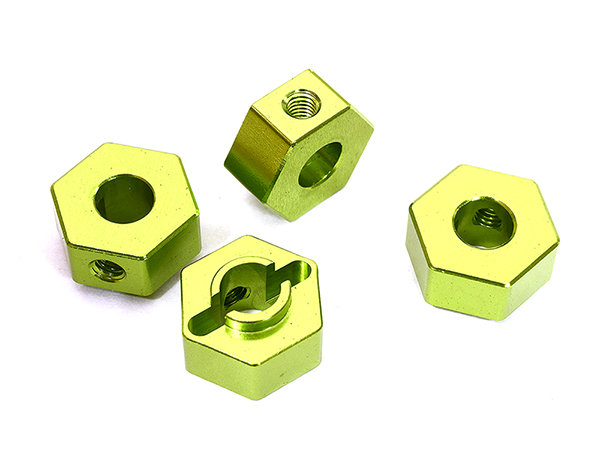 C29101GREEN Machined Wheel Hex (4) for Arrma 1/10 Granite Voltage 2WD Mega Truck AR320386 - Image 1