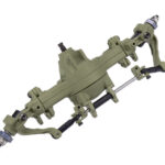 Front Axle Assembly Green for 1/12 8X8 RC Military Truck Upgrade