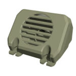 Speaker Box 8ASS-P1007 Green for HG-P801 1/12 8X8 RC Military Truck