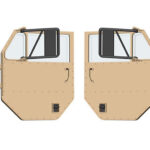 Yellow Door Assembly Replacement for 1/12 8X8 RC Military Truck Model