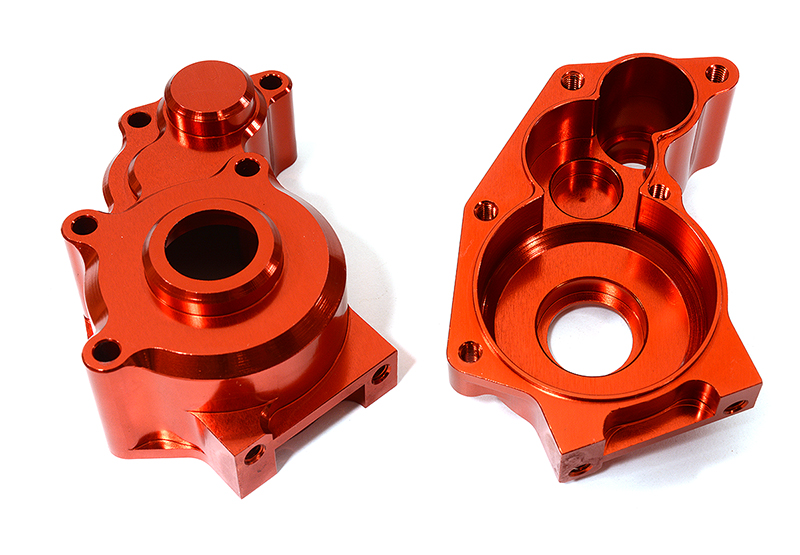 C29126RED Machined Red Center Gearbox Housing for Element RC 1/10 Scale Enduro Sendero - Image 1