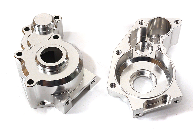 C29126SILVER Billet Machined Center Gearbox Housing for Element RC 1/10 Scale Enduro Sendero - Image 1