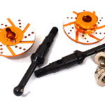 Billet Machined Rear Drive Shaft w/Disc Brake (2) for Tamiya T3-01 Dancing Rider