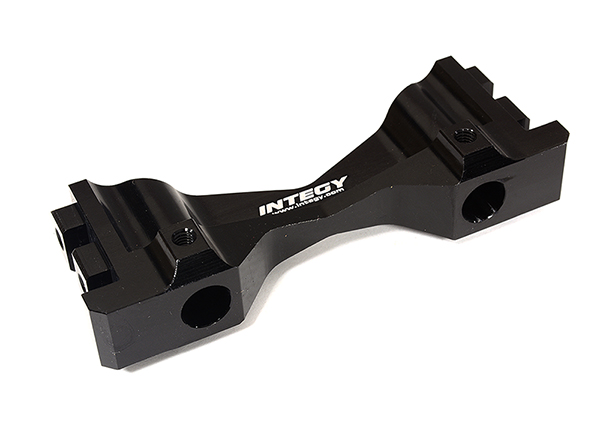 C29128BLACK Billet Machined Front Bumper Mount for Element RC 1/10 Scale Enduro Sendero - Image 1