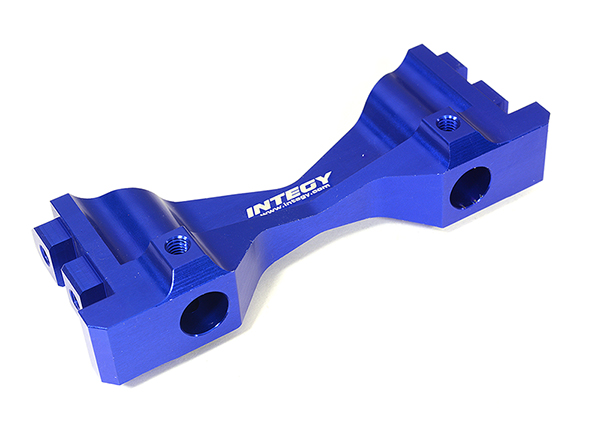C29128BLUE Billet Machined Front Bumper Mount for Element RC 1/10 Scale Enduro Sendero - Image 1