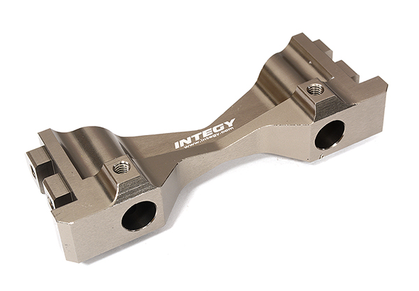 C29128GREY Billet Machined Front Bumper Mount for Element RC 1/10 Scale Enduro Sendero - Image 1