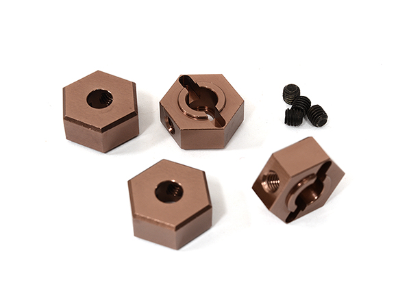 C29130BRONZE Billet Machined Wheel Hex (4) for Element RC 1/10 Scale Enduro Sendero - Image 1