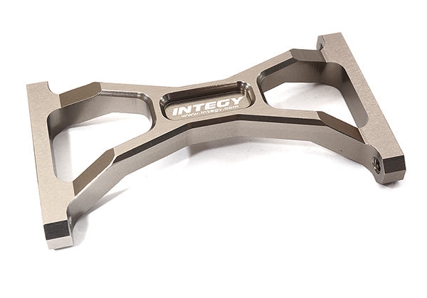 C29132GREY Billet Machined Rear Chassis Brace for Element RC 1/10 Scale Enduro Sendero - Image 1