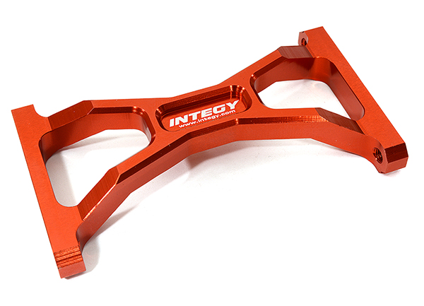 C29132RED Billet Machined Rear Chassis Brace for Element RC 1/10 Scale Enduro Sendero - Image 1