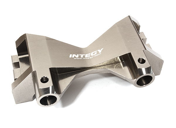 C29133GREY Billet Machined Rear Bumper Mount for Element RC 1/10 Scale Enduro Sendero - Image 1