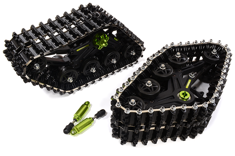 C29136GREEN Front Snowmobile & Sandmobile Kit for Arrma 1/8 Kraton 6S BLX - Image 1