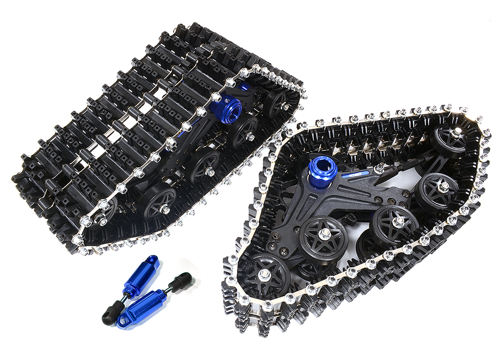 C29138BLUE Front Snowmobile & Sandmobile Kit for Losi 1/5 Desert Buggy XL-E & 2.0 - Image 1