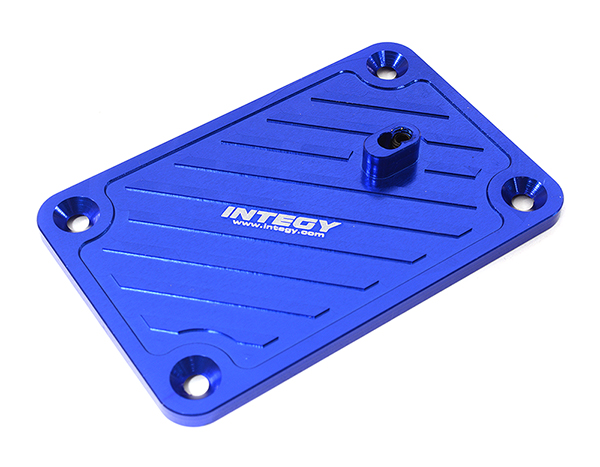 C29144BLUE Billet Machined Receiver Box Cover for Element RC 1/10 Scale Enduro Sendero - Image 1