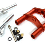 Billet Machined Front Fork Upgrade Set for Tamiya T3-01 Dancing Rider