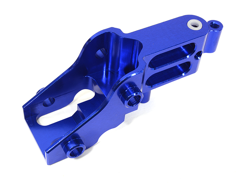 C29156BLUE Billet Machined Fork Mount for Tamiya T3-01 Dancing Rider - Image 1