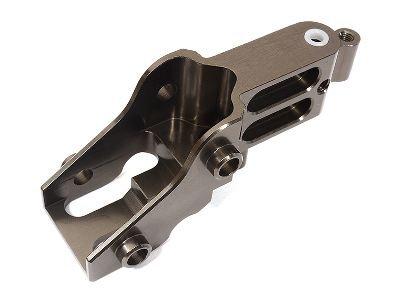 C29156GREY Billet Machined Grey Fork Mount for Tamiya T3-01 Dancing Rider - Image 1