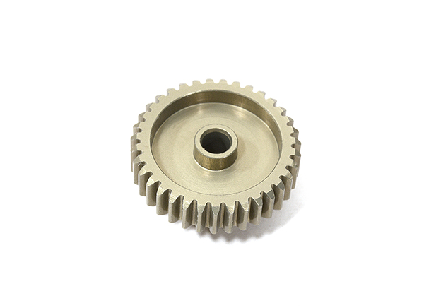 C29233 Billet Machined 48 Pitch Pinion Gear 35T, 3.17mm Bore/Shaft for Brushless R/C - Image 1