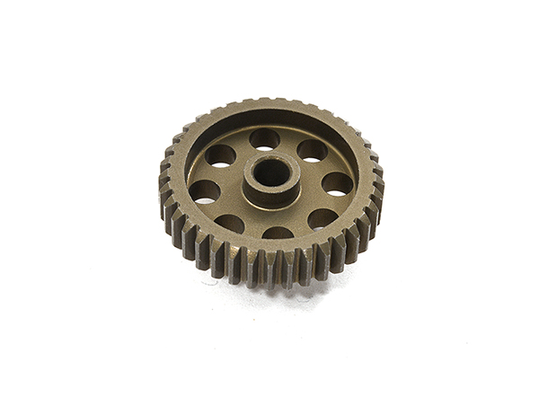 C29235 Billet Machined 48 Pitch Pinion Gear 37T, 3.17mm Bore/Shaft for Brushless R/C - Image 1