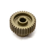 Billet Machined 64 Pitch Pinion Gear 33T, 3.17mm Bore/Shaft for Brushless R/C