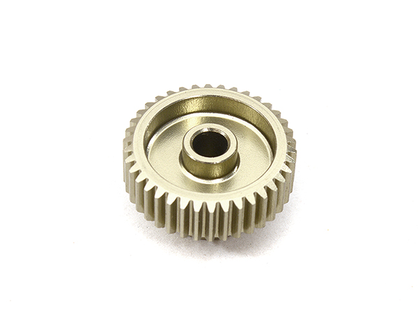 C29257 Billet Machined 64 Pitch Pinion Gear 38T, 3.17mm Bore/Shaft for Brushless R/C - Image 1