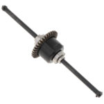 Alloy Front Differential for 1/12 8X8 RC Military Truck Silver Upgrade