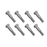 T Head Machine Step Screws 8pcs W01043 for HG-P801 1/12 8X8 RC Military Truck