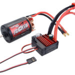 High-Torque 550 Size 12T 5-Slot Brushed Motor with 80A ESC for Crawlers