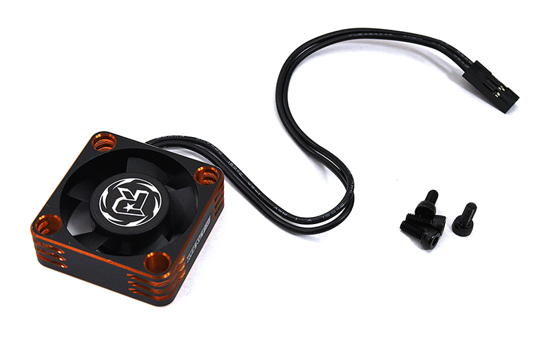 C29315ORANGE Aluminum High Speed Turbo Cooling Fan 30mmx30mmx10mm - Image 1