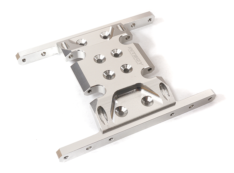 C29316SILVER Billet Machined Gearbox Mount for Element RC 1/10 Scale Enduro Sendero - Image 1