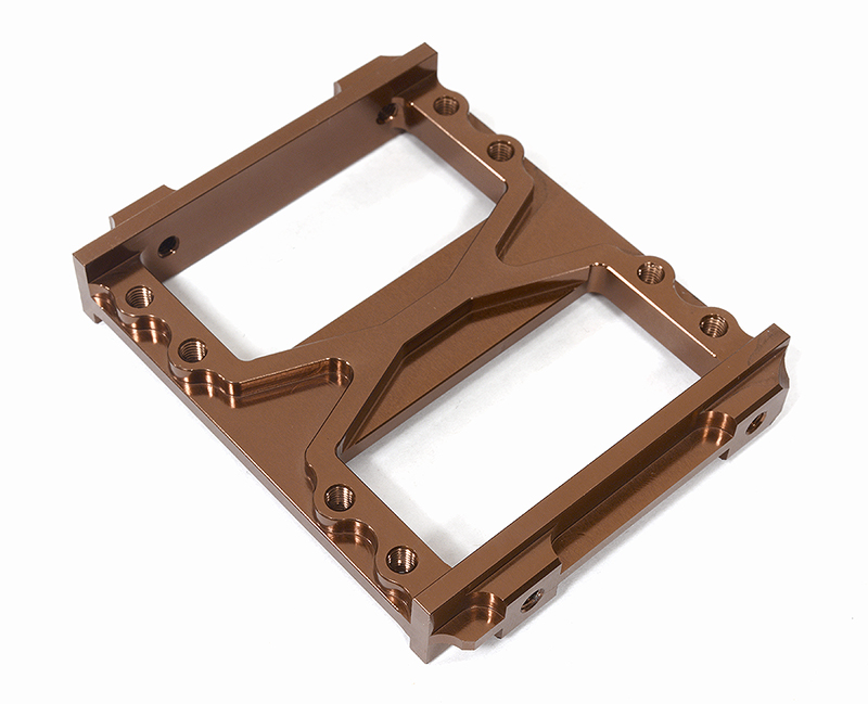 C29317BRONZE Billet Machined Bronze Servo Mount for Element RC 1/10 Scale Enduro Sendero - Image 1