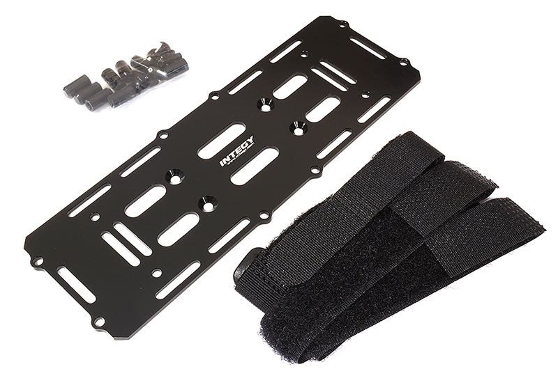 C29318BLACK Billet Machined Battery Mounting Plate for Element RC 1/10 Scale Enduro Sendero - Image 1