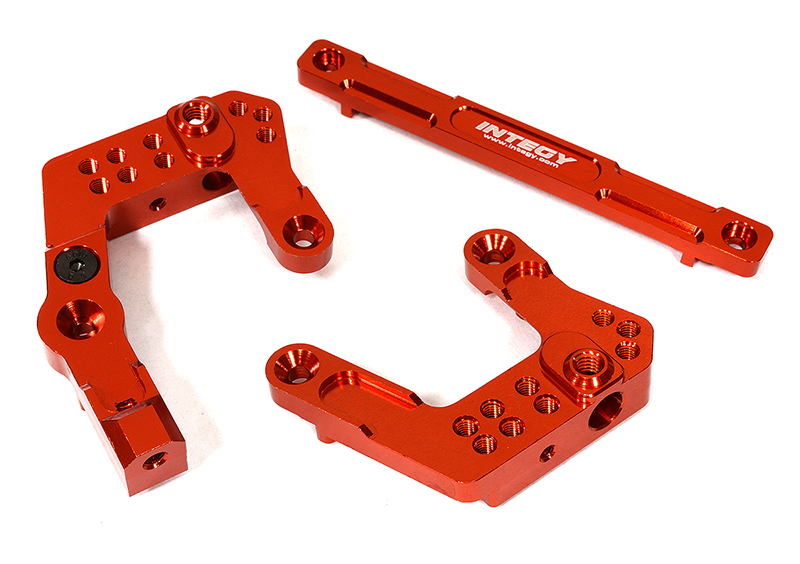 C29322RED Billet Machined Front Shock Mounts for Element RC 1/10 Scale Enduro Sendero - Image 1
