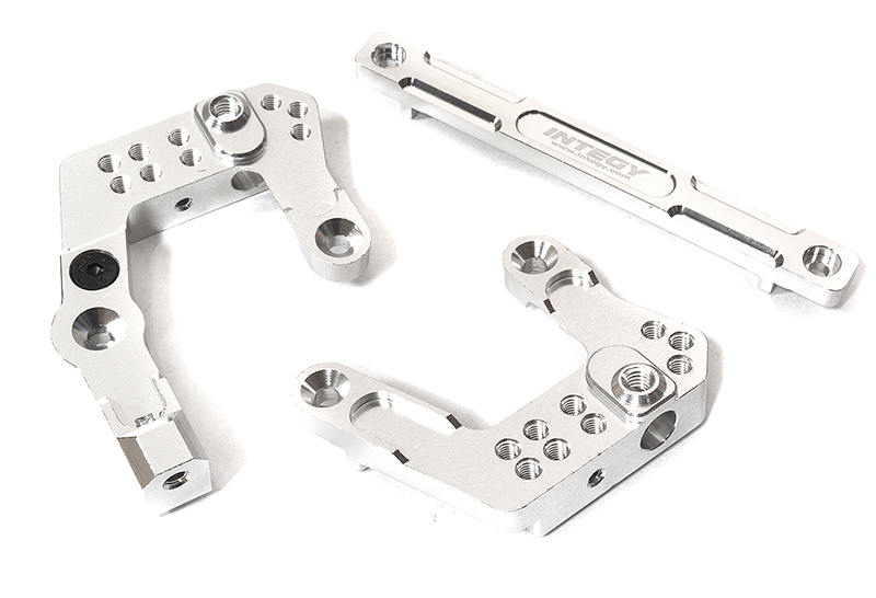 C29322SILVER Billet Machined Front Shock Mounts for Element RC 1/10 Scale Enduro Sendero - Image 1