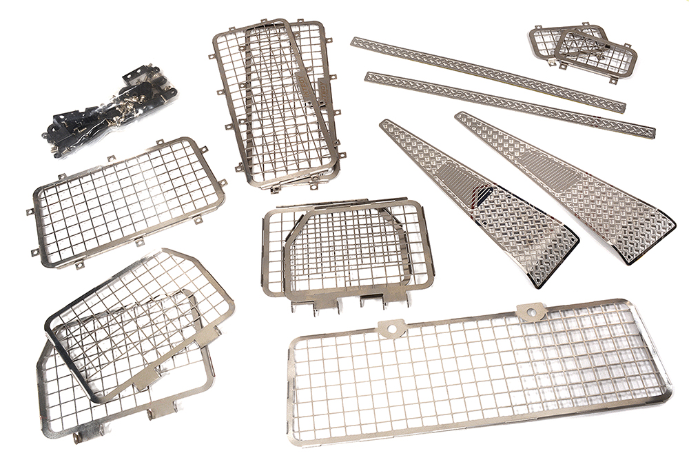 C29325 Stainless Window Guards & Protection Plates for Traxxas TRX-4 Crawler - Image 1