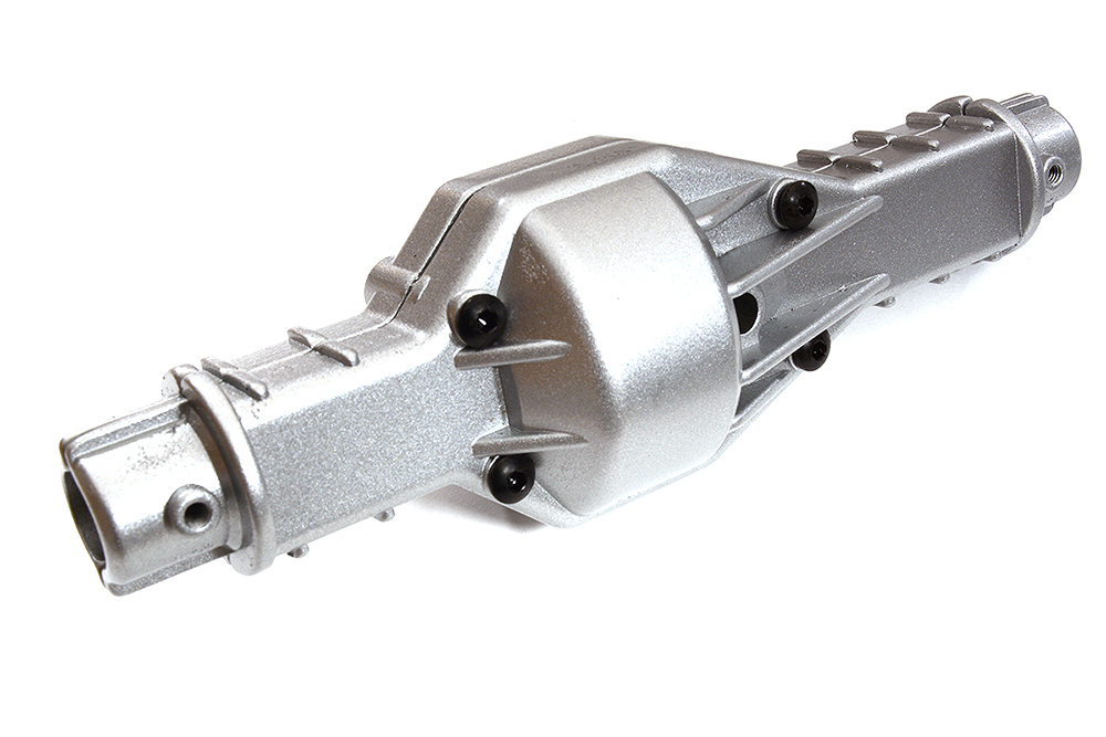 C29337SILVER Metal Alloy Axle Housing for Tamiya CR-01 (Weight = 234g) - Image 1