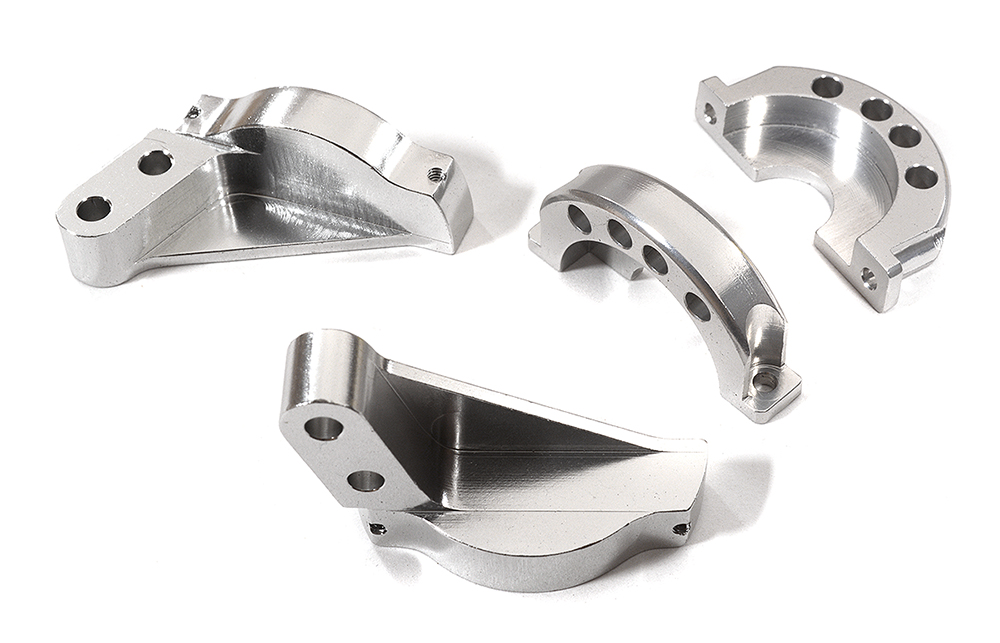 C29347 Billet Machined Alloy Lower Coil Spring Mounts for Tamiya CR-01 - Image 1
