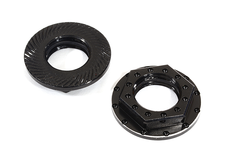 C29354BLACK 17mm PRO Wheel Nut (2) for Most 17mm x 1mm-pitch Hex Hub - Image 1