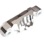 Billet Machined Silver Front-Rear Arm Brace for Traxxas 1/10 Maxx 4S Truck 8916