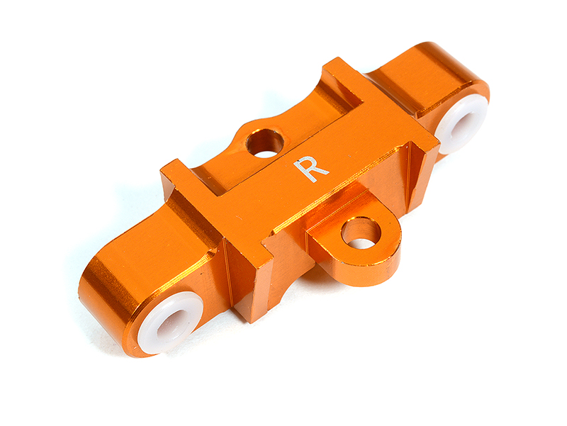 C29357ORANGE Billet Machined Orange Rear-Front Arm Brace for Traxxas 1/10 Maxx 4S Truck 8916 - Image 1