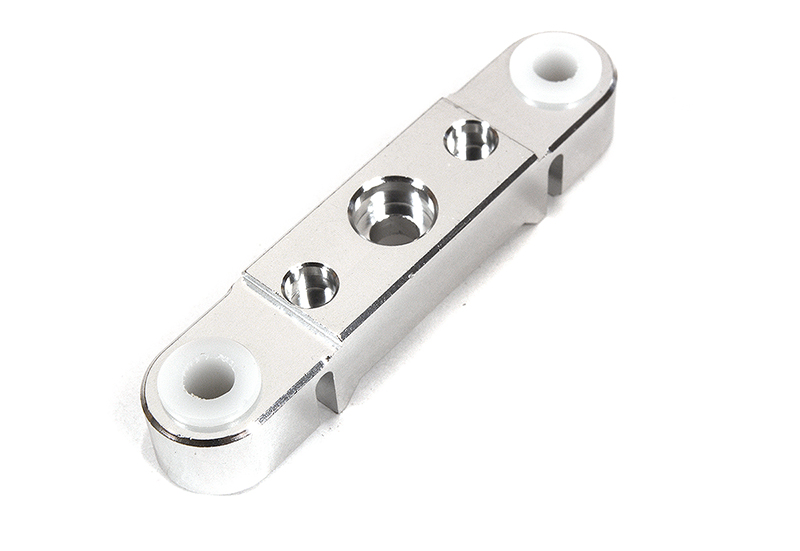 C29358SILVER Billet Machined Rear-Rear Arm Brace for Traxxas 1/10 Maxx 4S Truck 8916 - Image 1