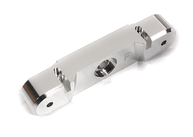 C29360SILVER Billet Machined Front-Front Arm Brace for Traxxas 1/10 Maxx 4S Truck 8916 - Image 1