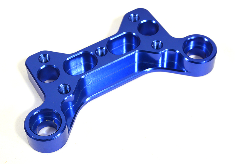 C29361BLUE Blue Billet Machined Front Dirt Guard Mount for Arrma 1/8 Kraton 6S BLX AR320376 - Image 1