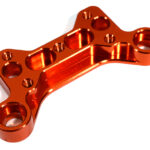 Red Billet Machined Front Dirt Guard Mount for Arrma 1/8 Kraton 6S BLX AR320376