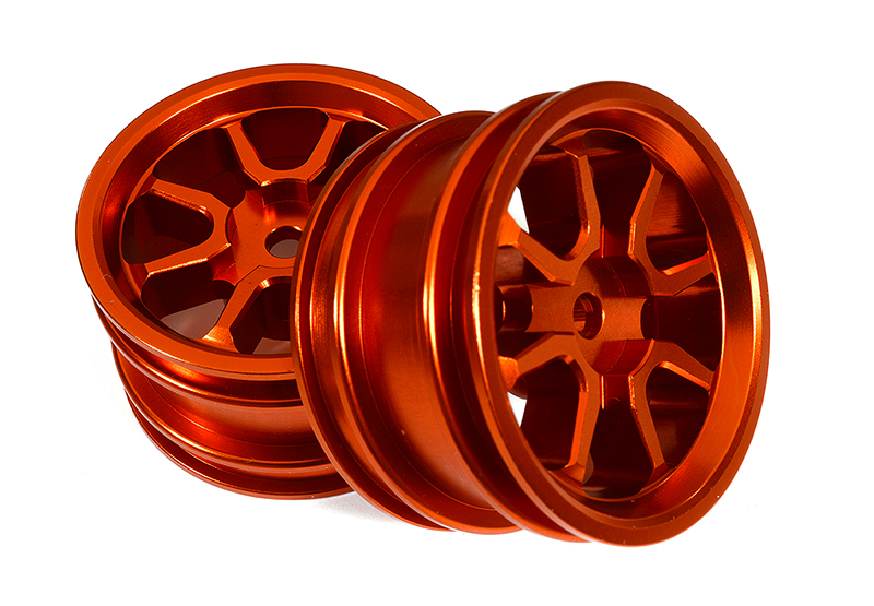 C29365RED Billet Machined Rear Wheels for Tamiya T3-01 Dancing Rider - Image 1