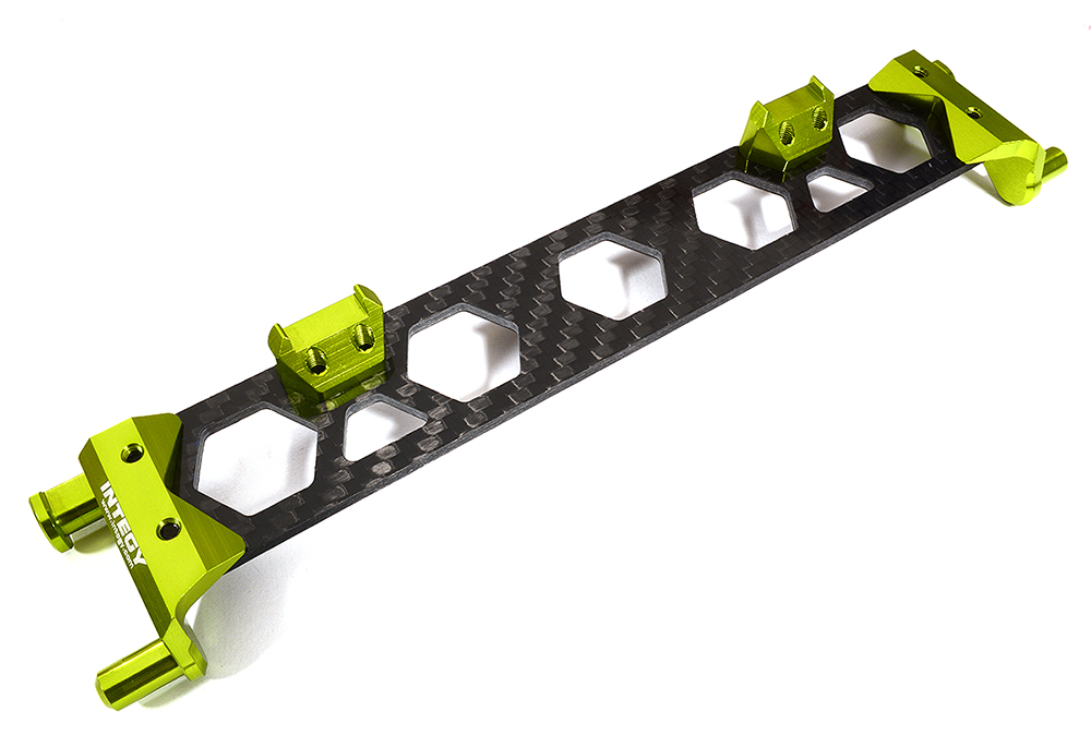 C29367GREEN Alloy & Composite Battery Hold-Down Plate for Traxxas 1/10 Maxx 4S V1 8919 - Image 1