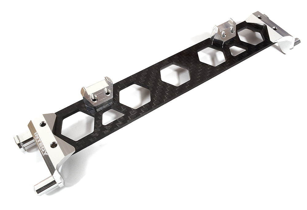 C29367SILVER Alloy & Composite Battery Hold-Down Plate for Traxxas 1/10 Maxx 4S V1 8919 - Image 1